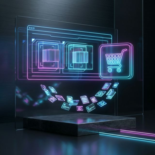E-Commerce Hero Background